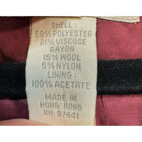 Vintage J. Jill Womens Brocade Jacket Size S Red & Black - Picture 3 of 10